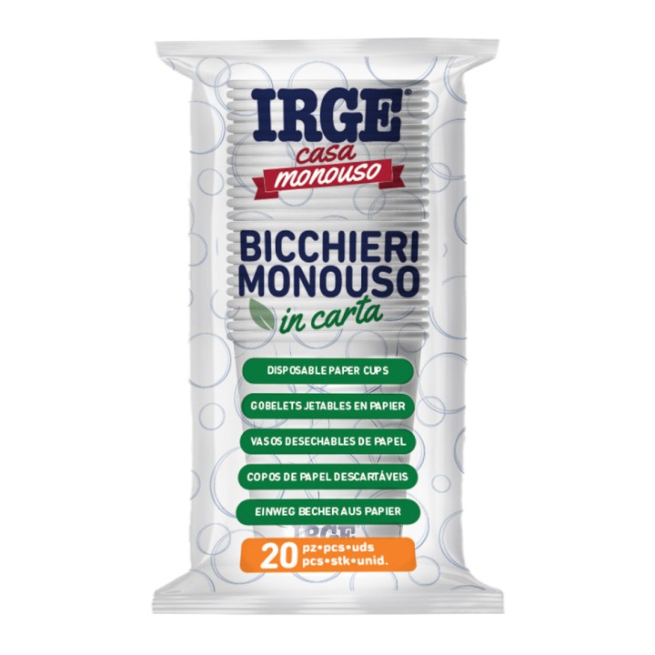 ABF BICCHIERI ACQUA IN CARTA 20PZ 240ML
