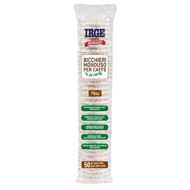 ABG  BICCHIERINI CAFFE' CARTA 75ML 50PZ