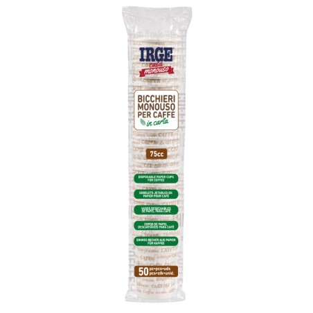 ABG  BICCHIERINI CAFFE' CARTA 75ML 50PZ