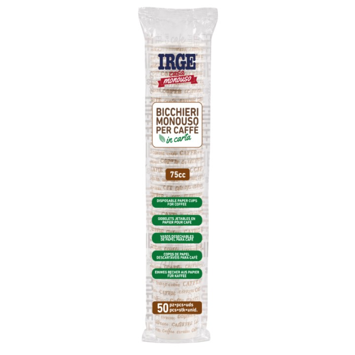 ABG  BICCHIERINI CAFFE' CARTA 75ML 50PZ