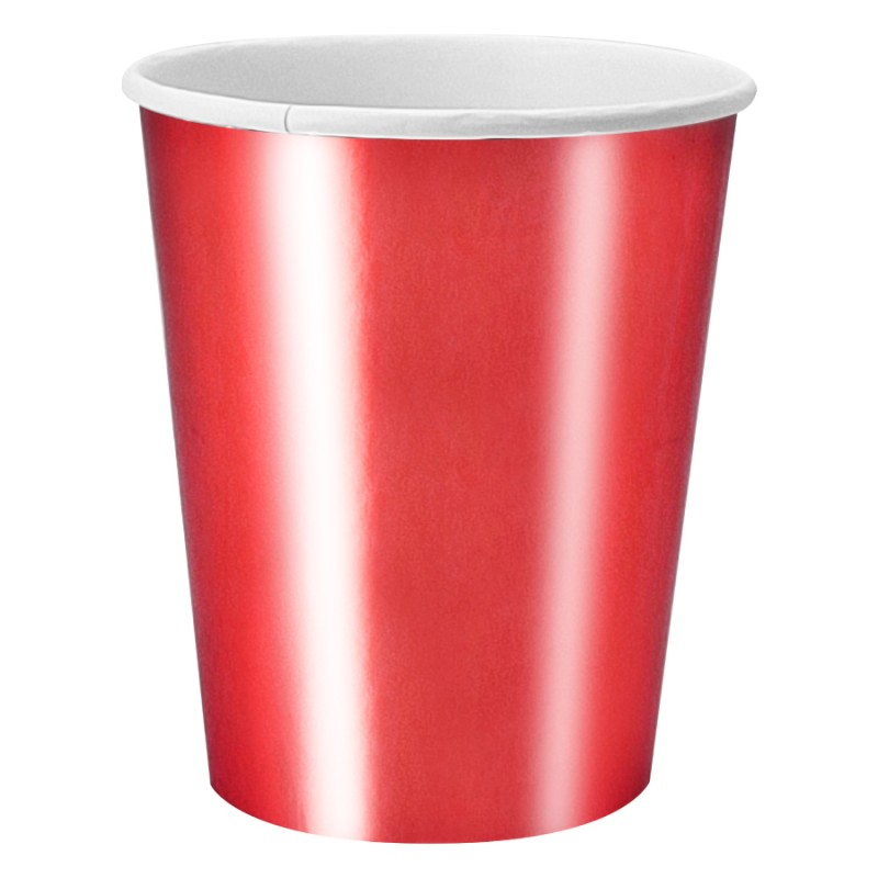 CYB BICCHIERI SHINY RED 6PZ