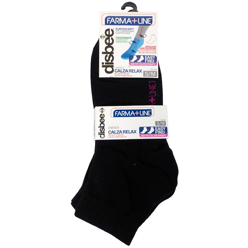 ATD CALZA RELAX ALTA 3PZ NERO S/M