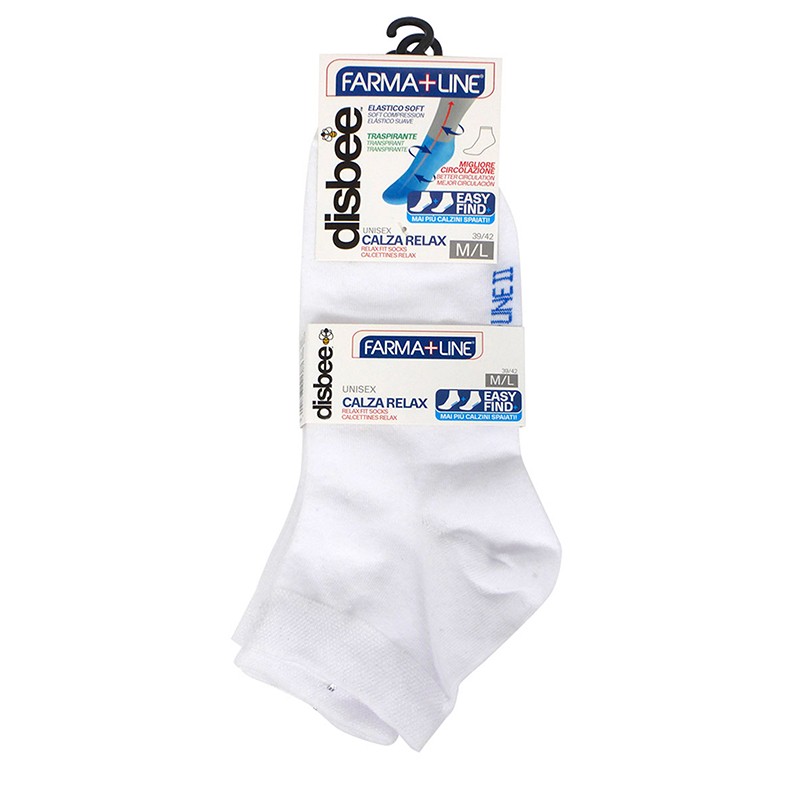 ATD CALZA RELAX ALTA 3PZ BIANCO M/L