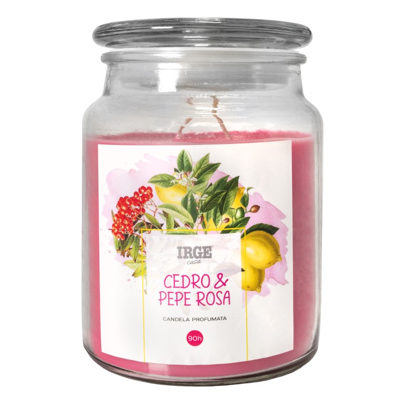 EDE CANDELA CEDRO E PEPE ROSA 510G