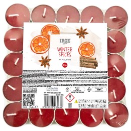 FBX CANDELA 25 TEALIGHTS WINTER SPICES