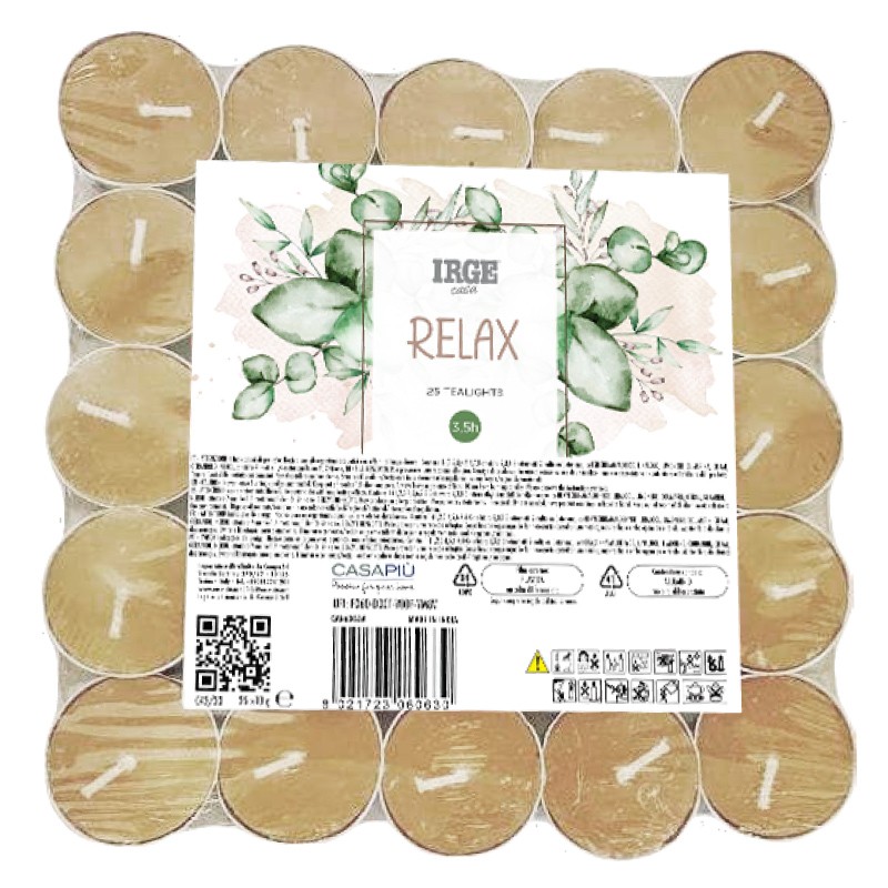 FBT CANDELA 25 TEALIGHTS RELAX