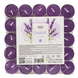 FBF CANDELA 25 TEALIGHTS LAVANDA