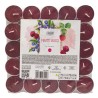 FBV CANDELA 25 TEALIGHTS FRUTTI ROSSI