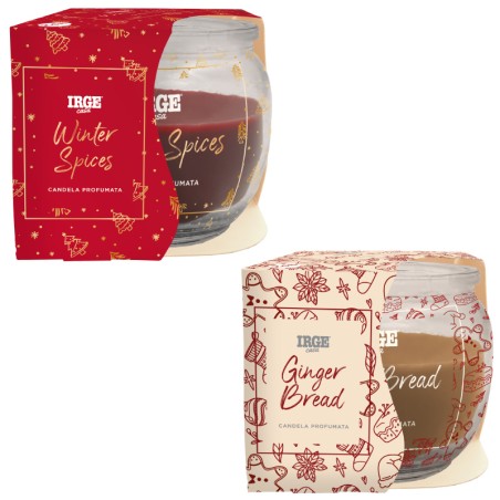 BPA CANDELA PROF ROTONDA 70GR NATALE WINTER SPICES+GINGER BREAD