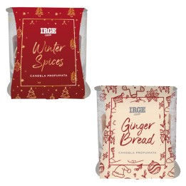 BSA CANDELA PROF BICCHIERIN 70GR NATALE WINTER SPICES+GINGER BREAD