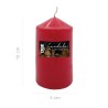 BDA CANDELA PILLAR ROSSO LUCIDO 5X10 CM