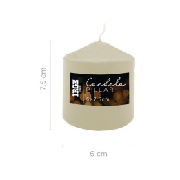 FEL CANDELA PILLAR AVORIO 6X7.5 CM