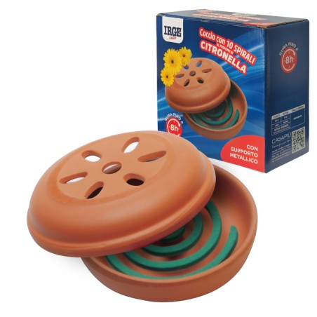 ABQ COCCIO + SPIRALI CITRONELLA 10 PZ