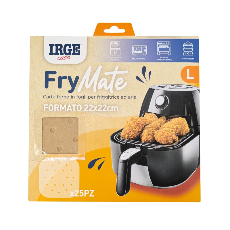 BHM CARTA FRIGGITRICE 22X22 25 PZ STESA