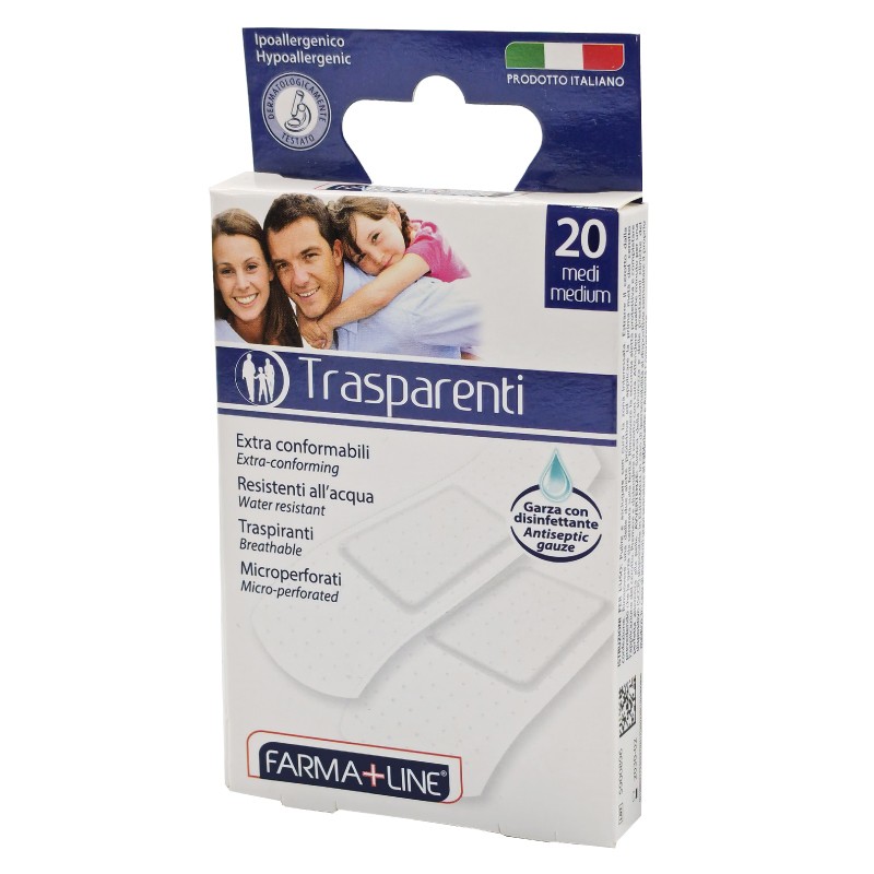 BFG CEROTT MEDI TRASP. 7x2CM 20PZ FARMA