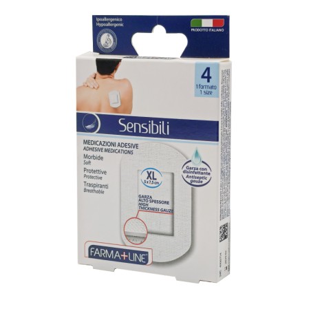 BMA CEROTT TNT ALTA PROT. XL 4PZ FARMAL TG.XL 7,5 X 5 CM