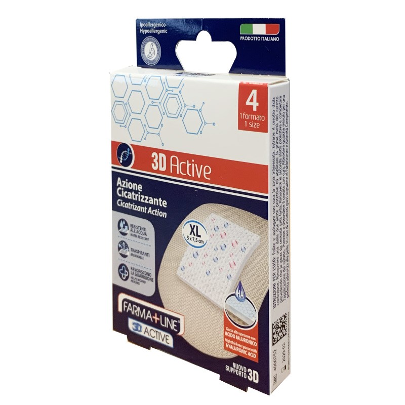 BFA CEROTT ACTIVE CICATR. XL 4PZ FARMAL CON ACIDO IALURONICO