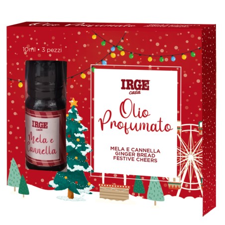 APA SET OLIO PROFUMATO 3PZ X 10ML MELA CANNELLA-GINGERBREAD-FEST
