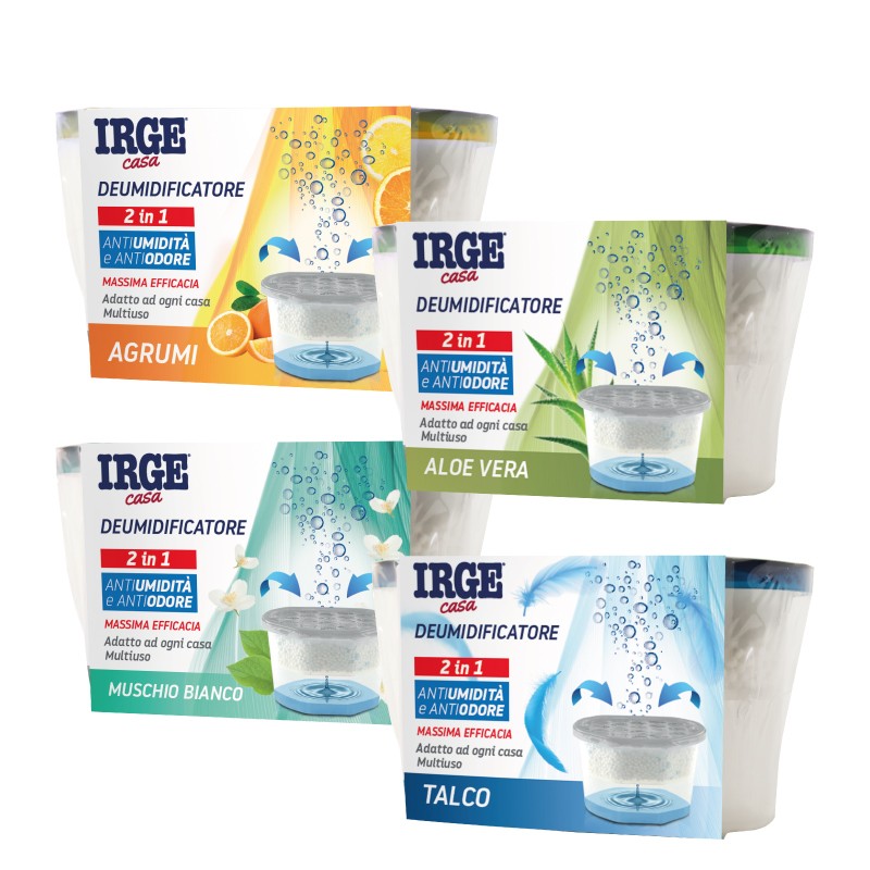 FAC DEUMIDIFICATORE IRGE 400ml PROF.ASS TALCO - AGRUMI - MUSCHIO BIANC