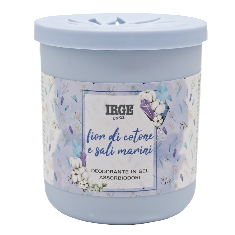 BHC GEL ASSORBIODORI 190GR BLU FIORI DI COTONE + SALI MARINI