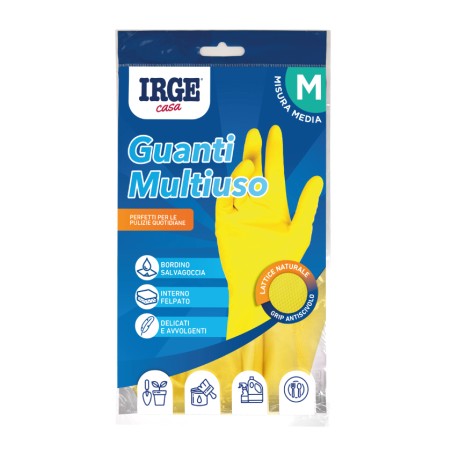 ADC GUANTI PIATTI ANTISCIVOLO IRGE M ATTENZIONE INNER CORRETTO 12PZ