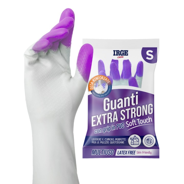 ACA GUANTI MULTIUSO GRIP PVC VIOLET S