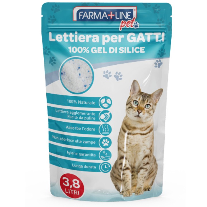 ABC LETTIERA  GATTI GEL DI SILICE 3,8L