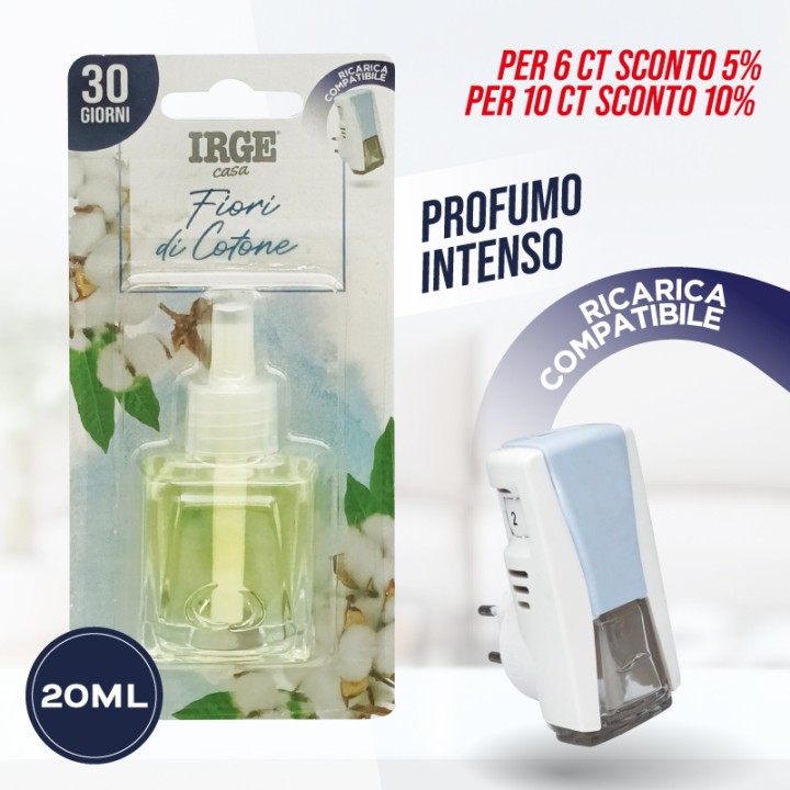 ABC DEO IRGE 20ML FIORI COTONE REFILL