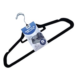 CDF OMETTI VELLUTO ANTISCIVOLO BLACK 5PZ