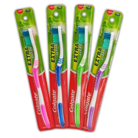 ABZ COLGATE SPAZZOLINO DENTI EXTRA CLEAN ABBINARE ETICHETTE