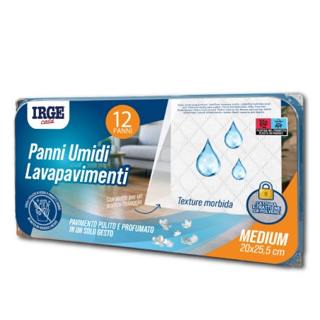 ACD PANNI PAVIMENTI UMIDI 12PZ 20X25C