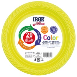 CAK PIATTI DESSERT GIALLO 20 PZ