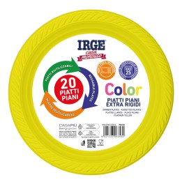 CAM PIATTI PIANI GIALLO 20 PZ