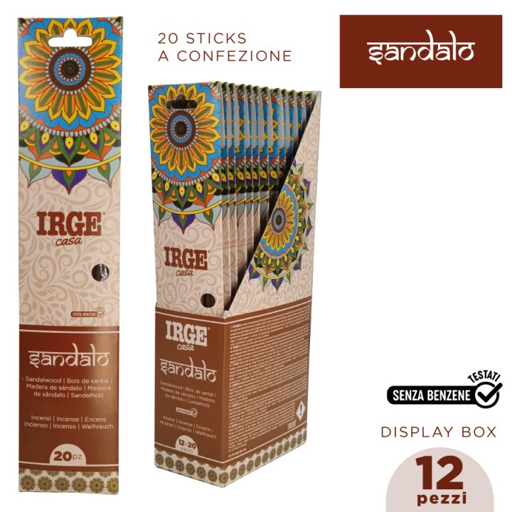 ADJ INCENSO SANDALO 20 STICK