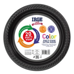CDQ PIATTI PIANI NERI 20 PZ