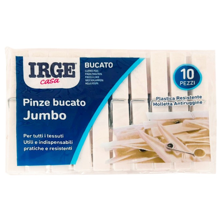BNE PINZE BUCATO IRGE JUMBO 10PZ