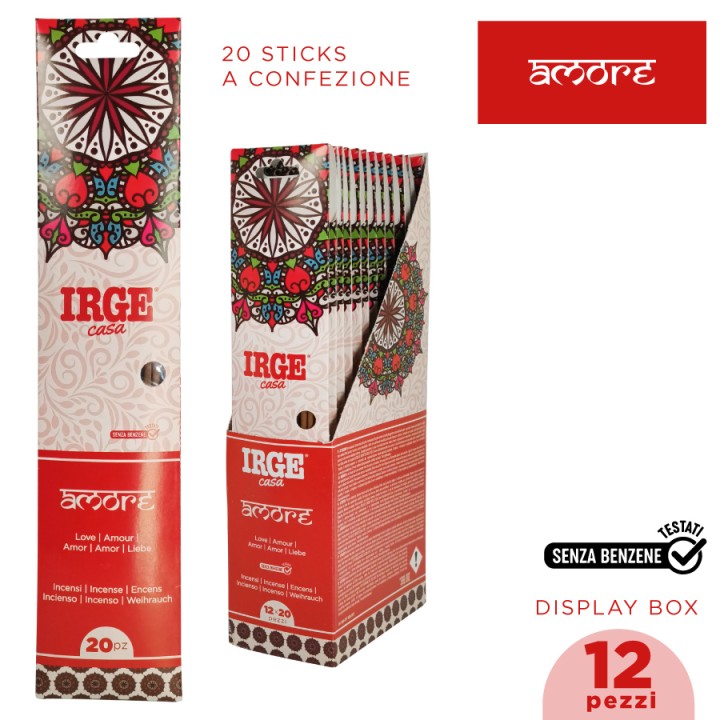 ADJ INCENSO AMORE 20 STICK