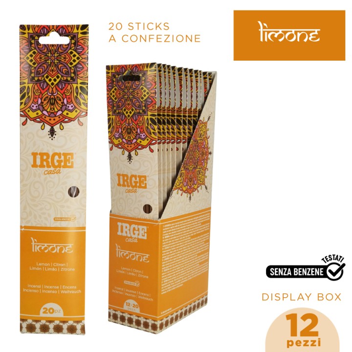 ADJ INCENSO LIMONE 20 STICK