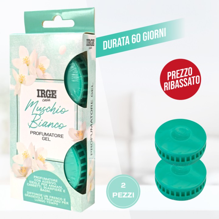 BMP DEODORANTE IRGE GEL 2PZ MUSCHIOBIANC