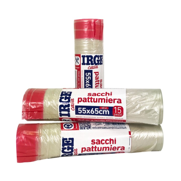 CFI SACCO PATT.15PZ 55X65 40L C/MAN TRAS