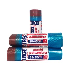CFE SACCO PATT.15PZ 55X65 40L C/MAN AZZ