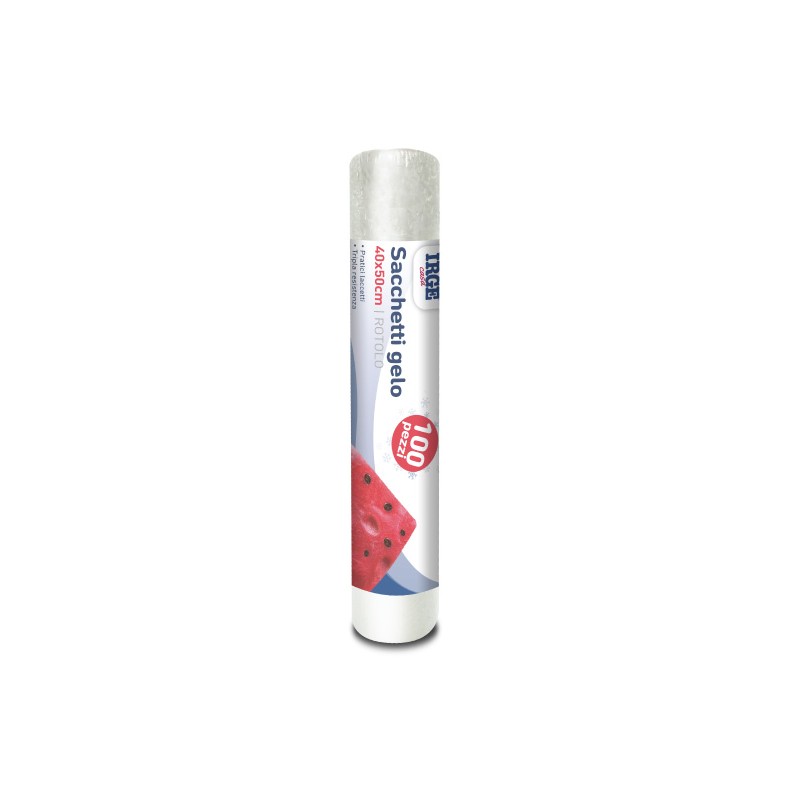 CAC SACCHETT GELO IRGE ROTOLO 40x50 100P