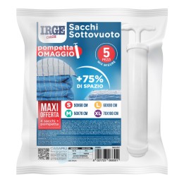 CDO SET SACCHI SOTTOVUOTO CON POMPETTA