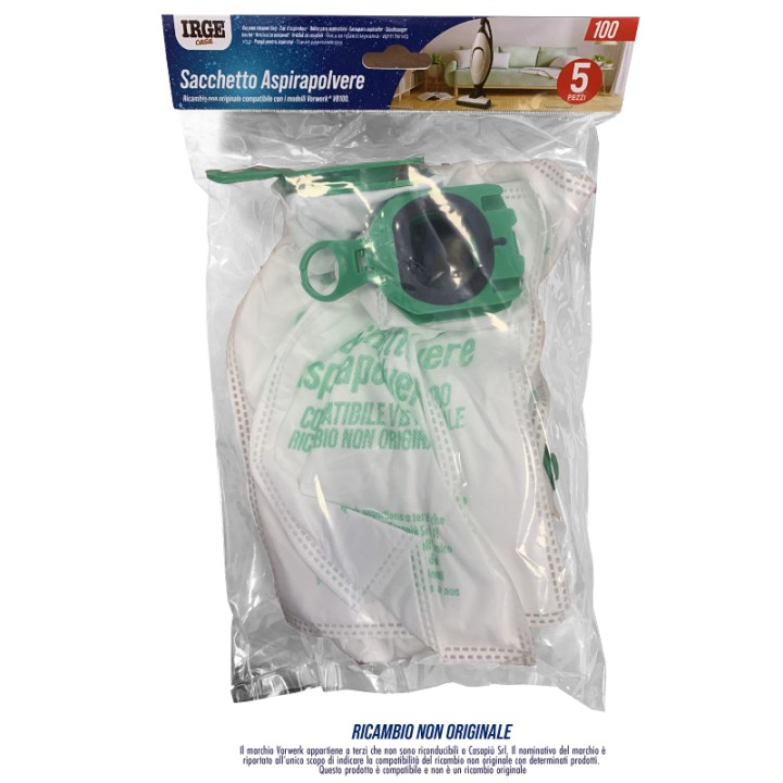 ABV SACCO ASPIRAPOLVERE VB100 5PZ