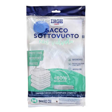 CDR SACCO SOTTOVUOTO TRASPARENTE 60X80