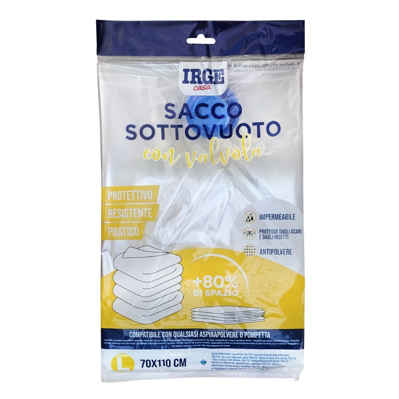 CDS SACCO SOTTOVUOTO TRASPARENTE 70X110