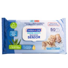 ABT SALVIETTE SENIOR 50 PZ ALOE VERA