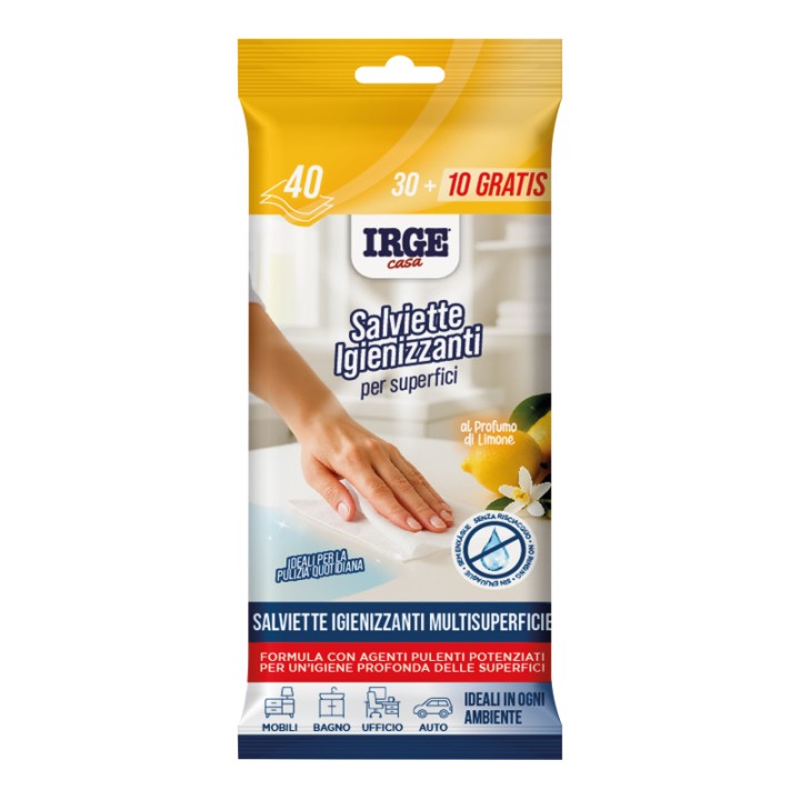 ABL SALVIETTE SUPERFICI 40PZ LIMONE