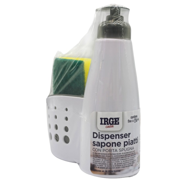 BEI DISPENSER SAPONE PIATTI+PORTA SPUGNA