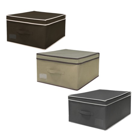 CDW SCATOLA PORTAINDUMENTI  TNT COLORI A CONTRASTO 50X40X25